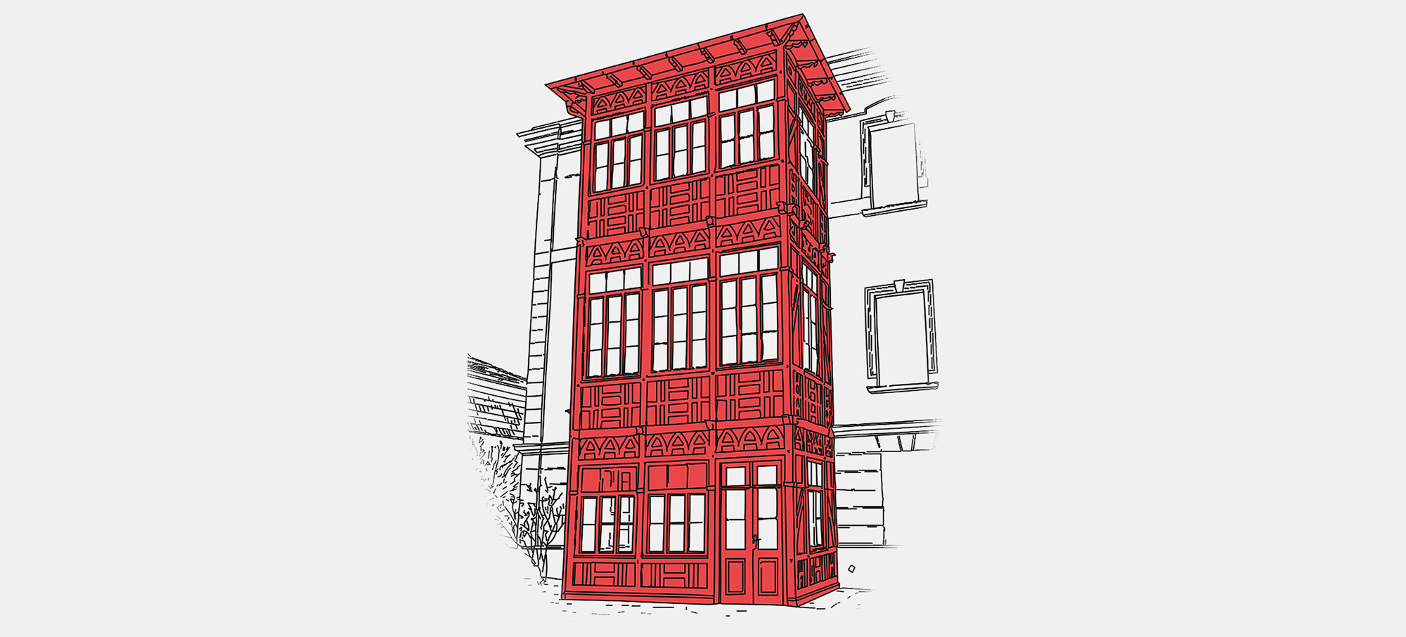 Schönberg-Haus Mödling, Veranda © Arnold Schönberg Center, Wien