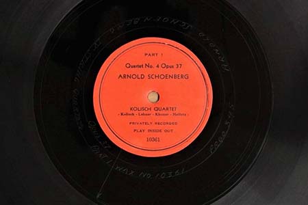 Online • Streichquartett Nr. 4 op. 37 aus der Sammlung des Arnold Schönberg Center