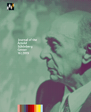 Journal of the Arnold Schönberg Center 16/2019 published