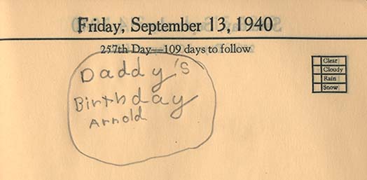 From the archive – diary and calendar project completed