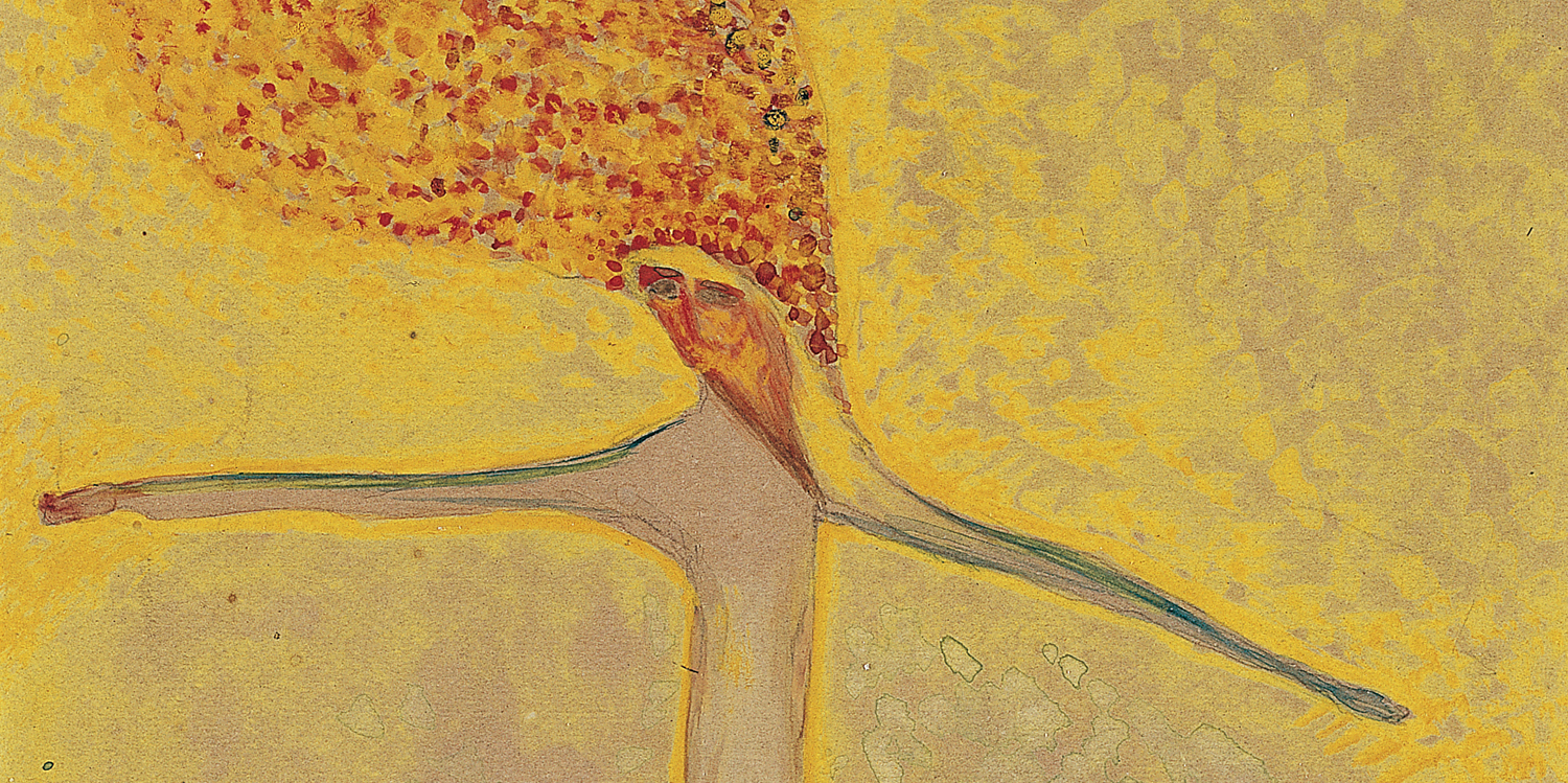 Arnold Schönberg: Vision of Christ, Watercolor on paper, June 1919