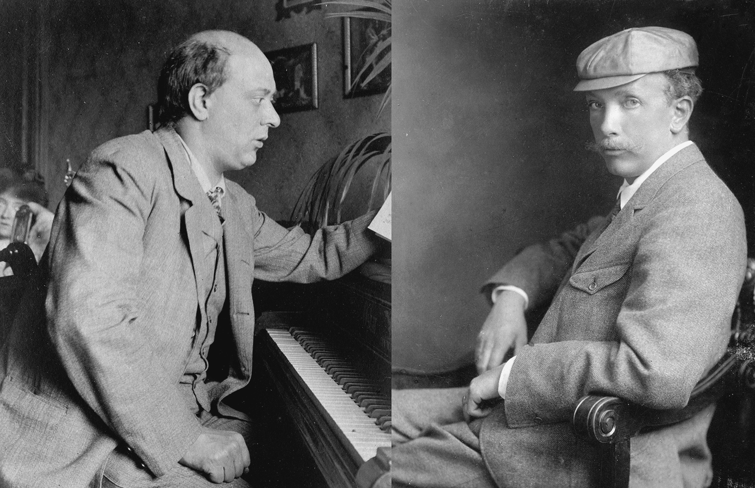 Arnold Schönberg, Wien, ca. 1907; Richard Strauss, München, 1903 © Arnold Schönberg Center, Wien