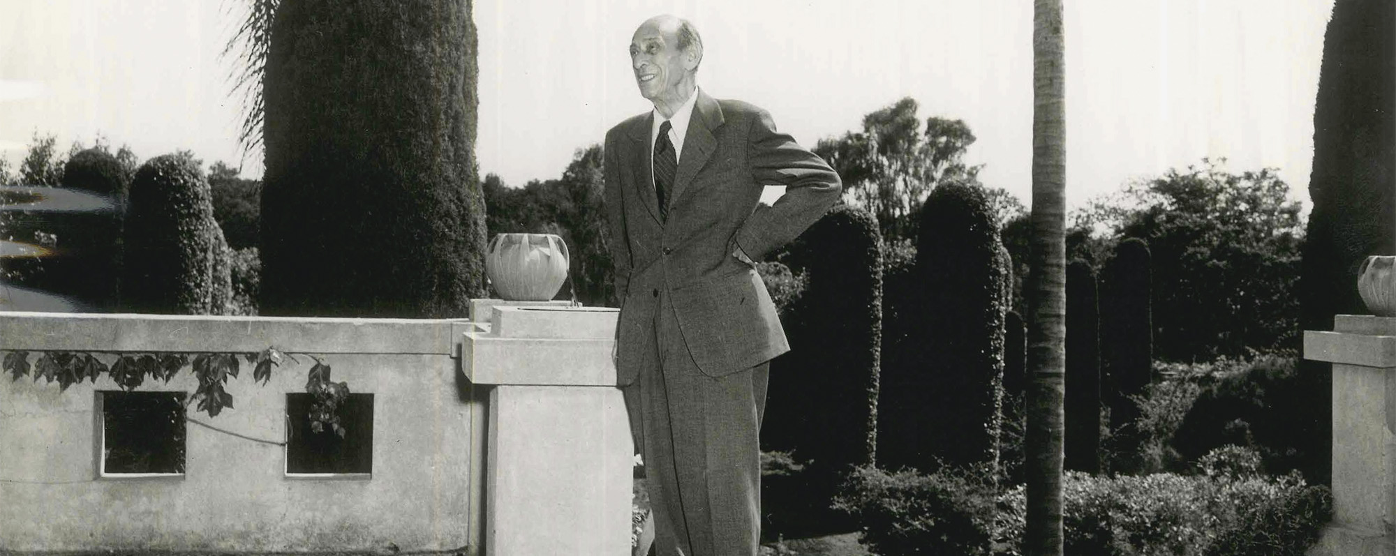 Arnold Schönberg, Santa Barbara, 1948 (Arnold Schönberg Center, Wien)