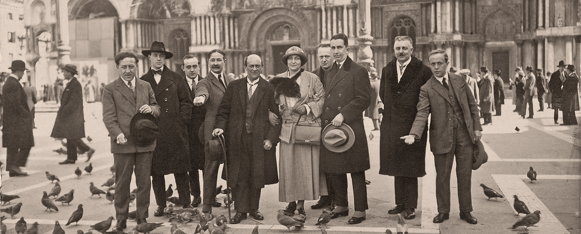 Pierrot Ensemble, Piazza San Marco, April 3, 1924 (Arnold Schönberg Center, Wien)