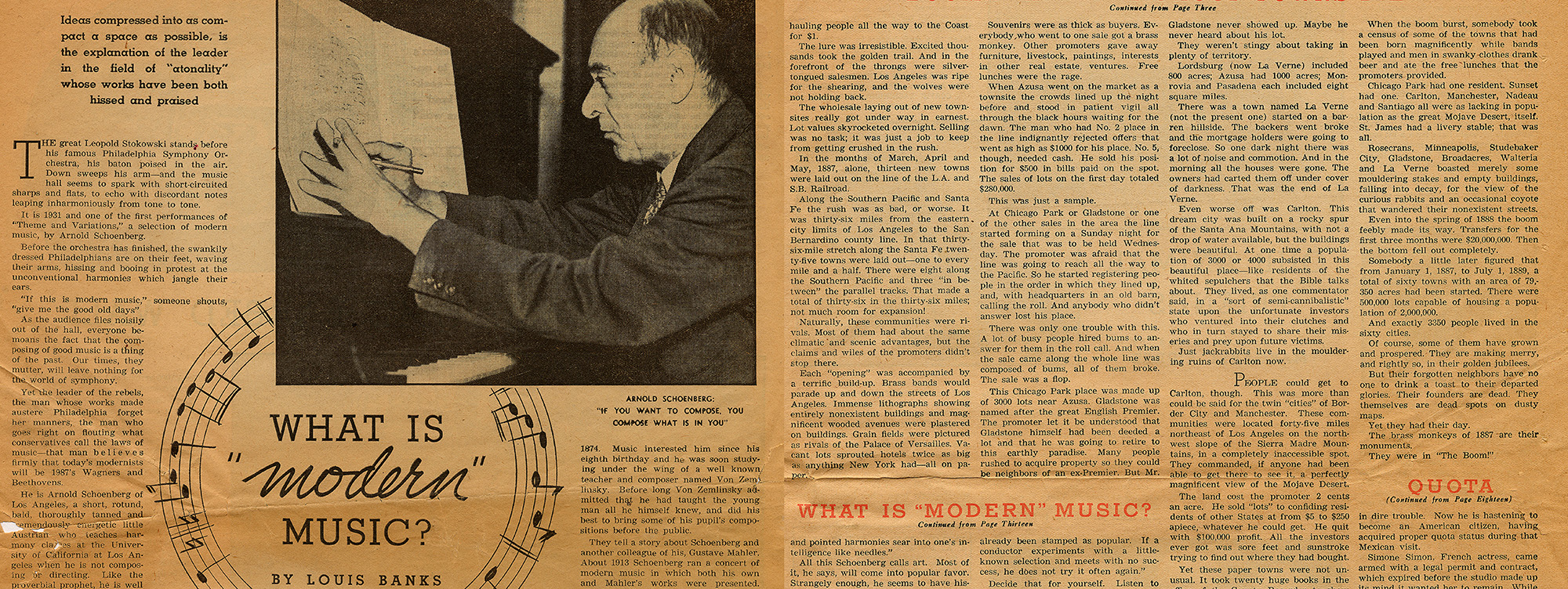 Clipping from the Los Angeles Times, June 27, 1937