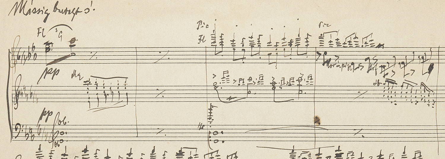 Arnold Schönberg: “Gurre Songs,” 1900–1911 (Arnold Schönberg Center, Wien)