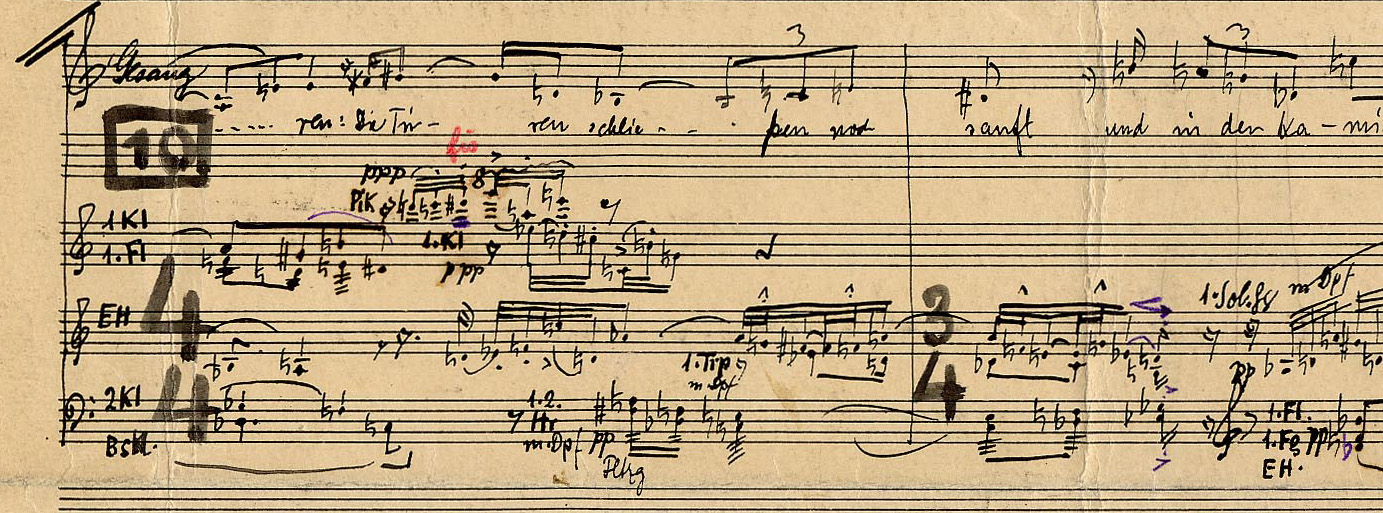 Arnold Schönberg: Seraphita, op. 22/1, Transcript (Arnold Schönberg Center, Wien)