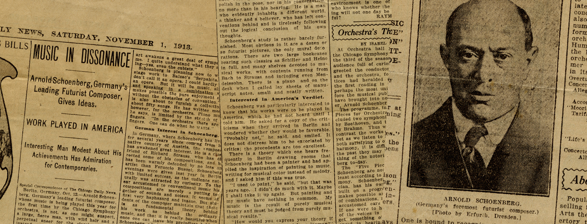Snippets from The Chicago Daily News, November 1, 1913