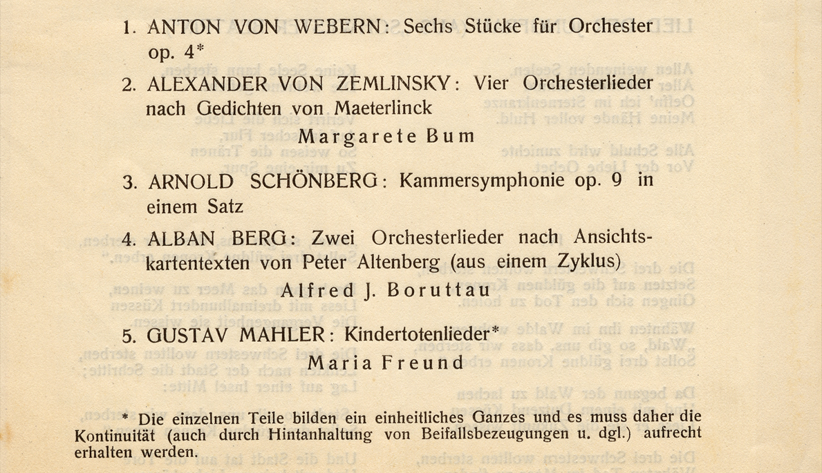 Program of the 