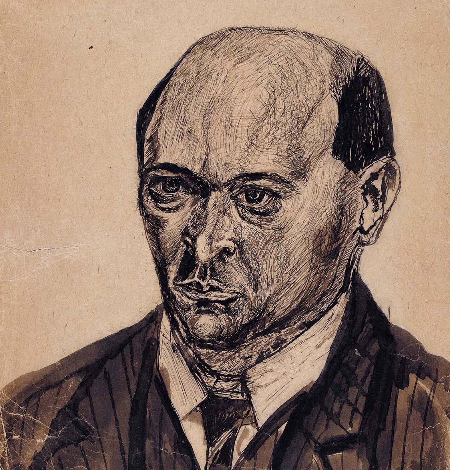 Arnold Schönberg: Selbstportrait, 1908 (Arnold Schönberg Center, Wien)