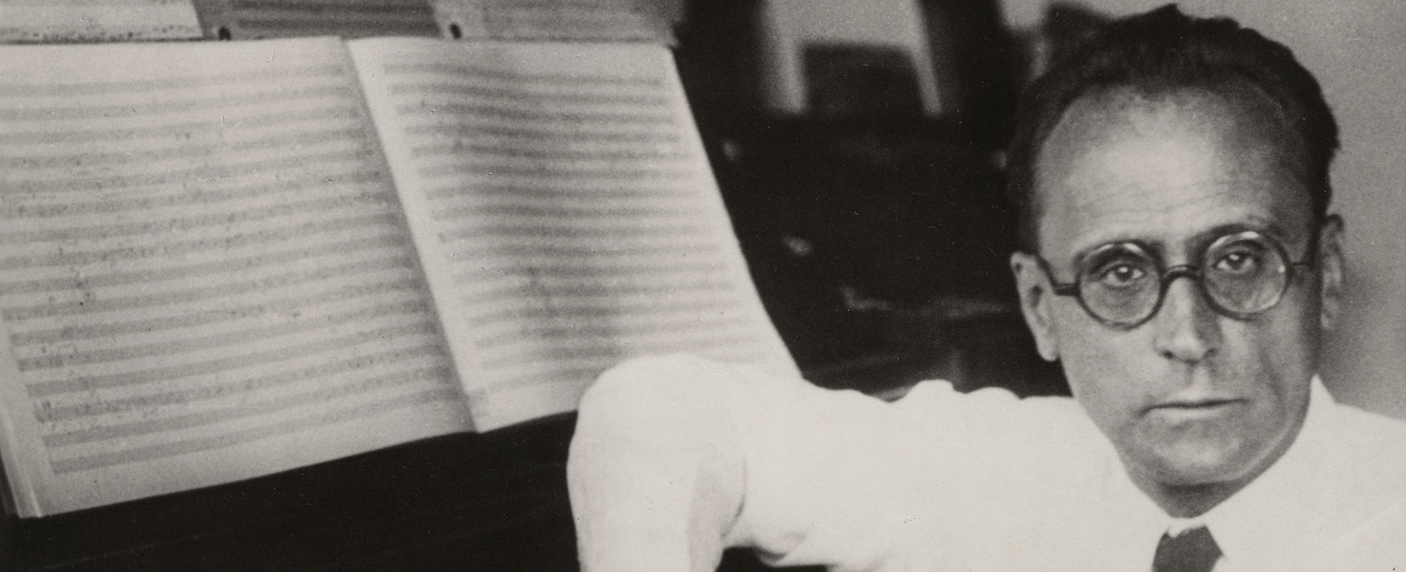 Anton Webern, Mödling, 1930 (Paul Sacher Stiftung, Basel)