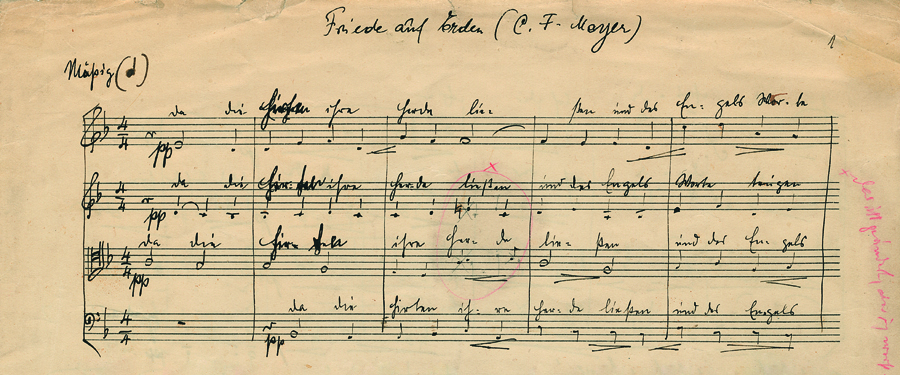 Friede auf Erden op. 13