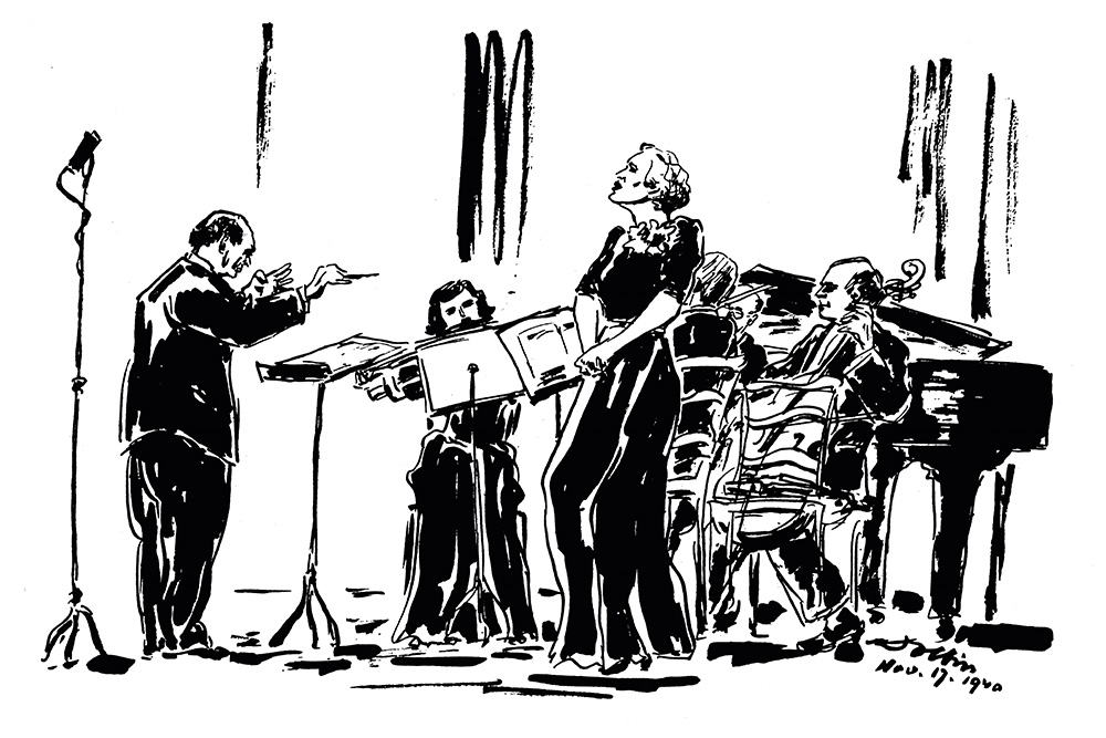 Arnold Schönberg dirigiert Pierrot lunaire (Benedikt F. Dolbin, 1940) | Arnold Schönberg Center, Wien