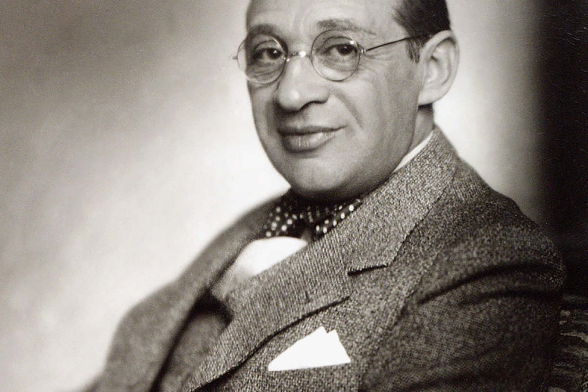 Fritz Grünbaum; Foto: Edith Glogau © Theatermuseum, Wien