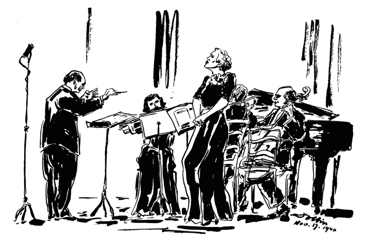Arnold Schönberg dirigiert Pierrot lunaire (Benedikt F. Dolbin, 1940) | Arnold Schönberg Center, Wien